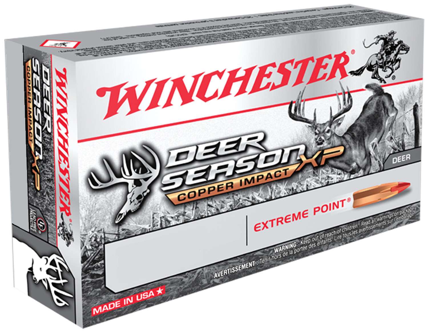 Winchester Ammo X308dslf Deer Season Xp Copper Impact 308 Win 150 Gr 