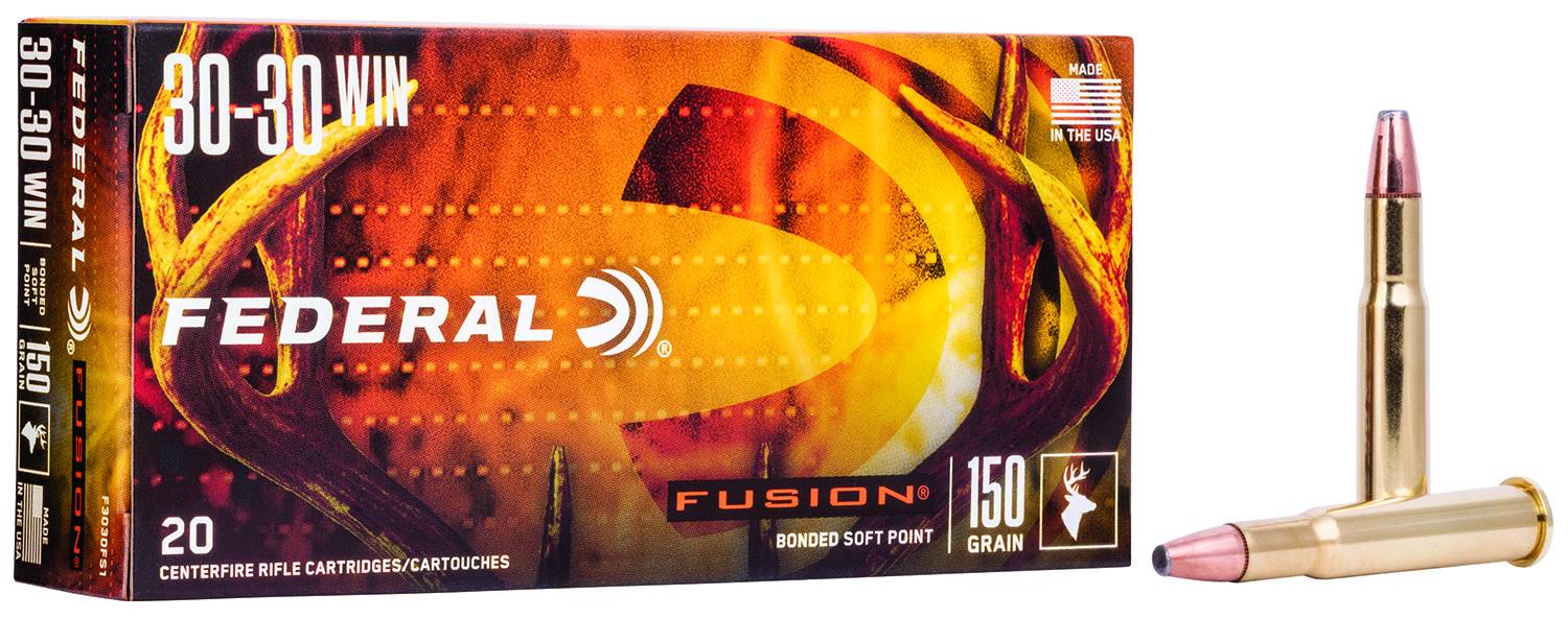 Federal Fusion 30-30 Win 150 Gr Fusion Soft Point 20 Rounds Per Box 