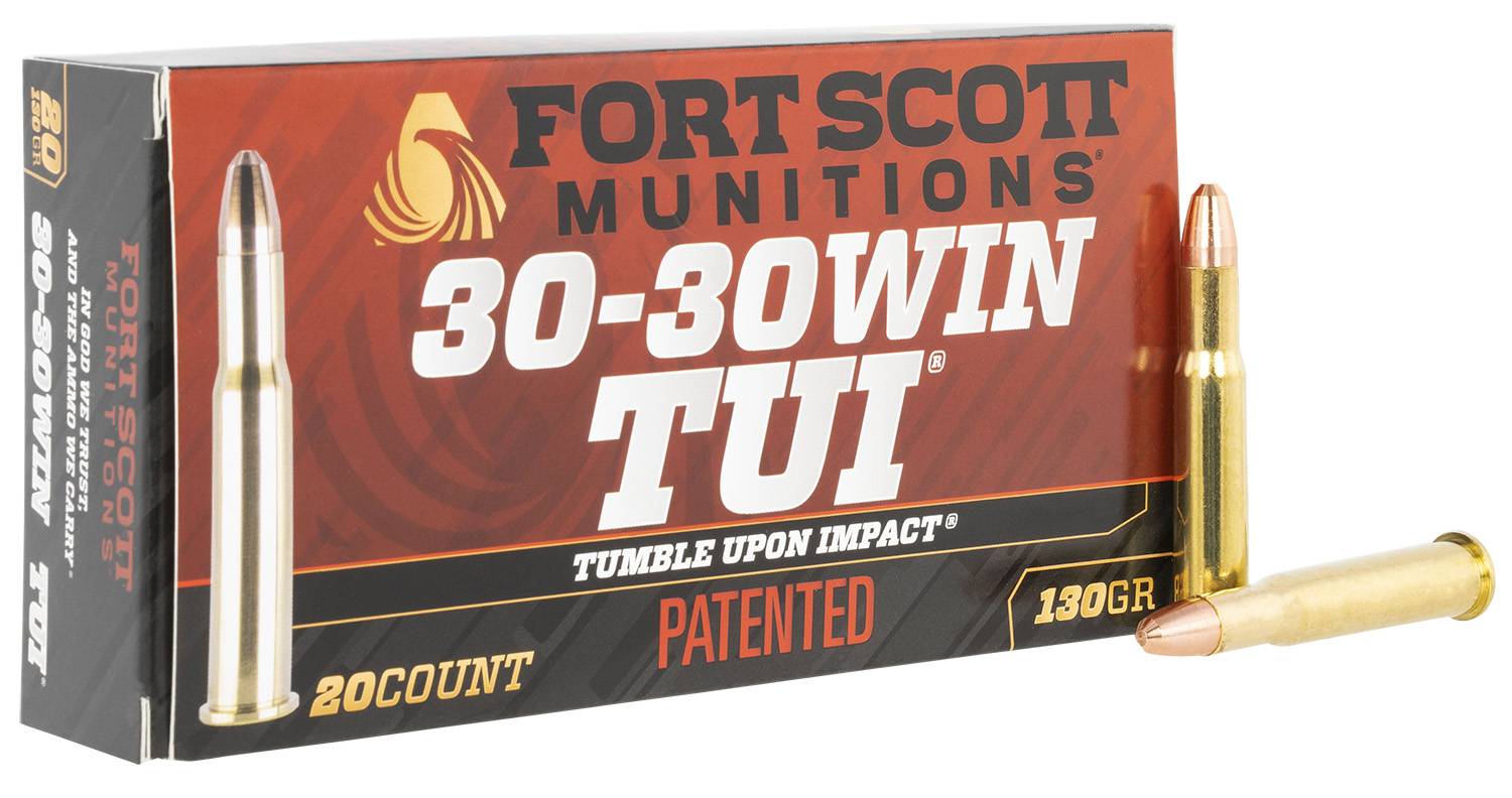 Fort Scott Munitions Tumble Upon Impact 30 30 Win 130 Gr Solid Copper